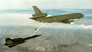 Дозаправка SR-71A от KC-10